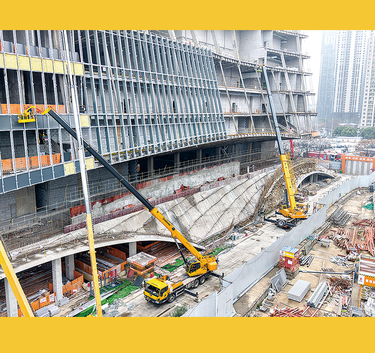 柳工起重机助力亚洲最大单体图书馆建设